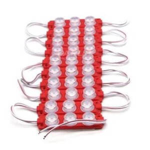 12V Camlı Soft Parmak Kırmızı
